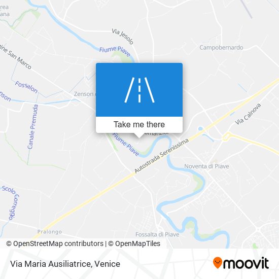 Via Maria Ausiliatrice map