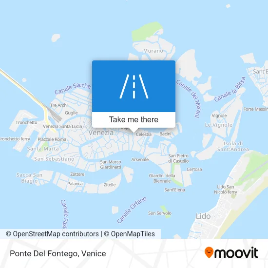 Ponte Del Fontego map
