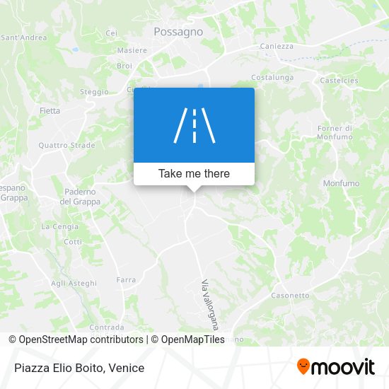 Piazza Elio Boito map