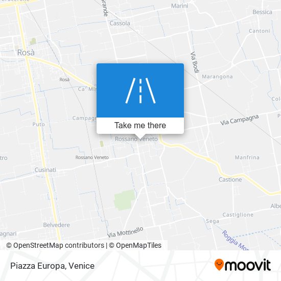 Piazza Europa map