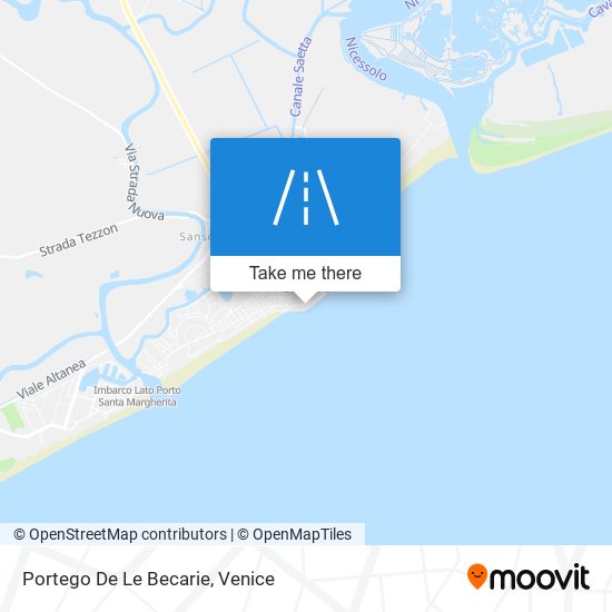 Portego De Le Becarie map