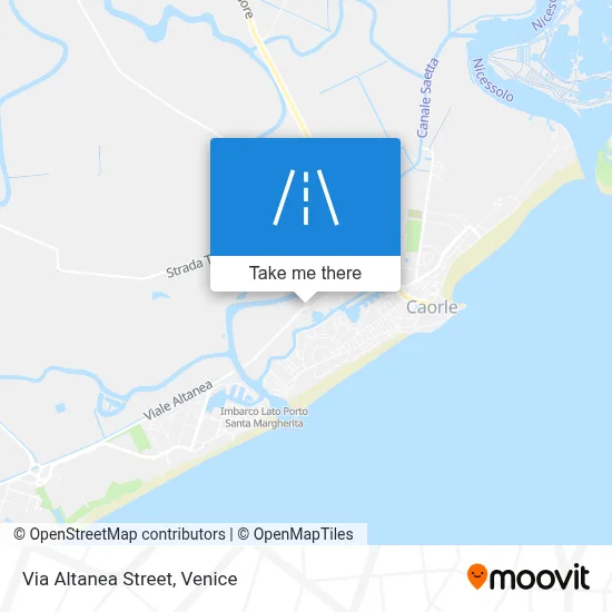 Via Altanea Street map
