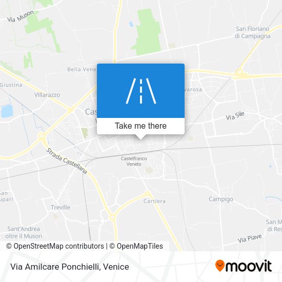 Via Amilcare Ponchielli map