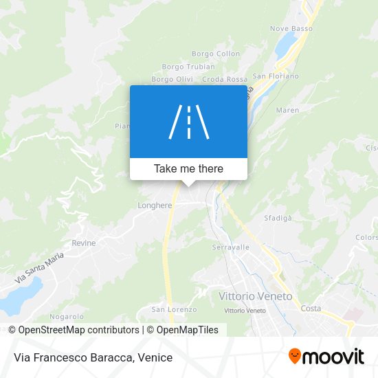 Via Francesco Baracca map
