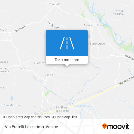 Via Fratelli Lazzerima map