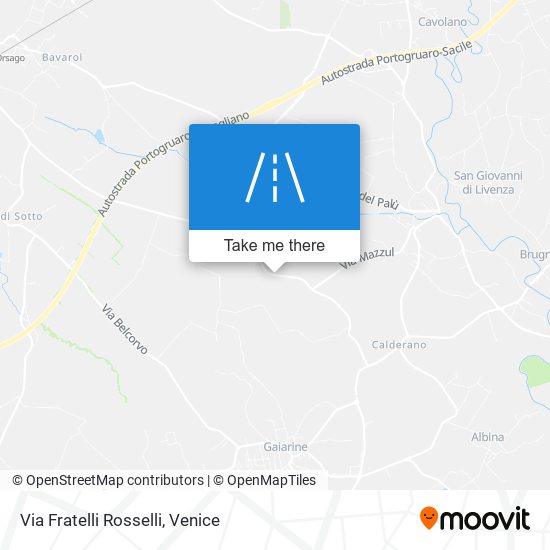 Via Fratelli Rosselli map