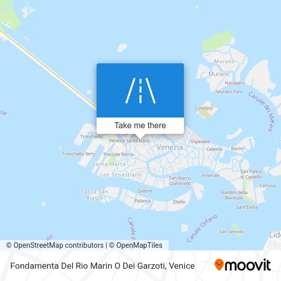 Fondamenta Del Rio Marin O Dei Garzoti map