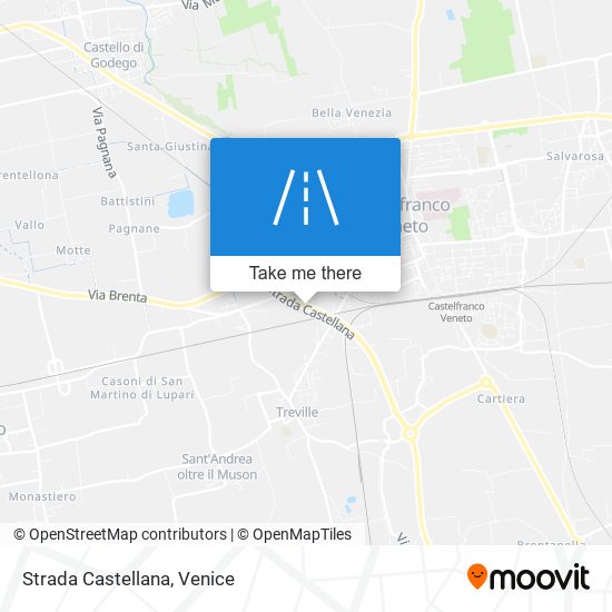 Strada Castellana map