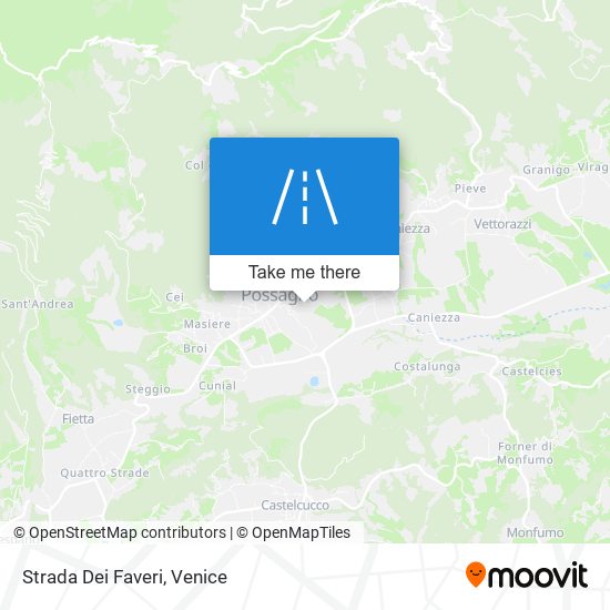 Strada Dei Faveri map