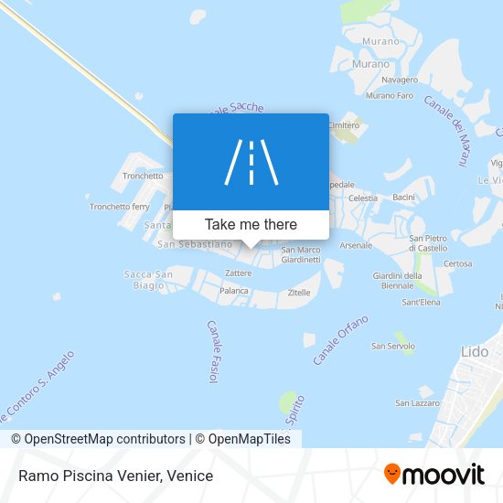 Ramo Piscina Venier map