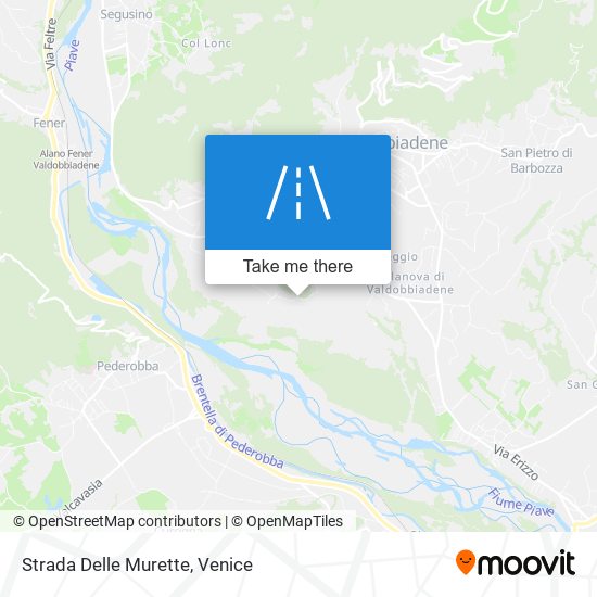 Strada Delle Murette map