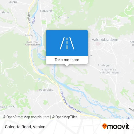 Galeotta Road map