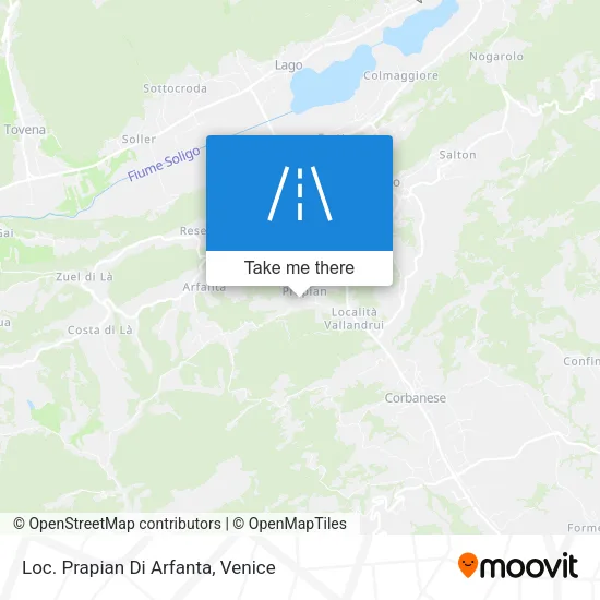 Loc. Prapian Di Arfanta map