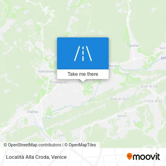 Località Alla Croda map