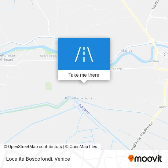 Località Boscofondi map
