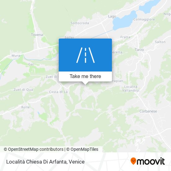 Località Chiesa Di Arfanta map