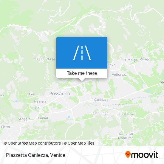 Piazzetta Caniezza map