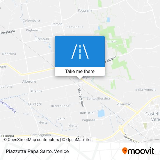 Piazzetta Papa Sarto map