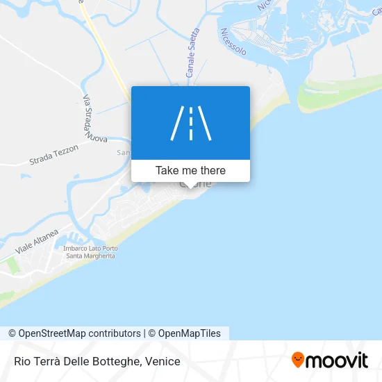 Rio Terrà Delle Botteghe map