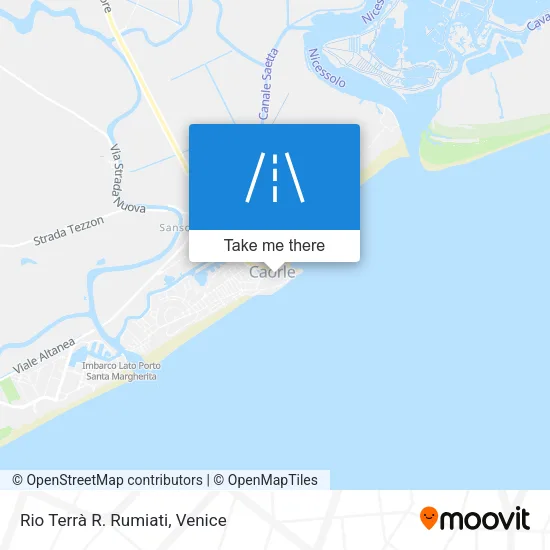 Rio Terrà R. Rumiati map