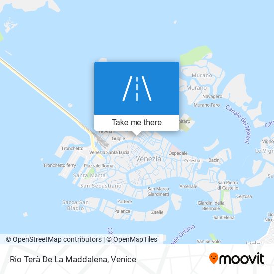 Rio Terà De La Maddalena map