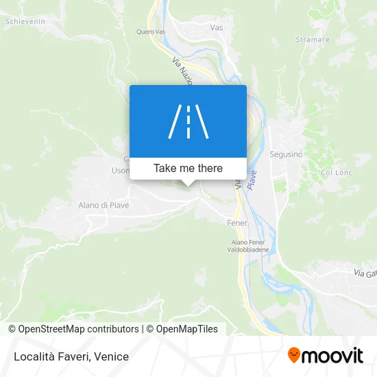 Località Faveri map