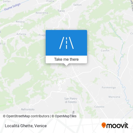 Località Ghette map