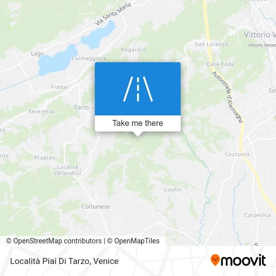 Località Piai Di Tarzo map
