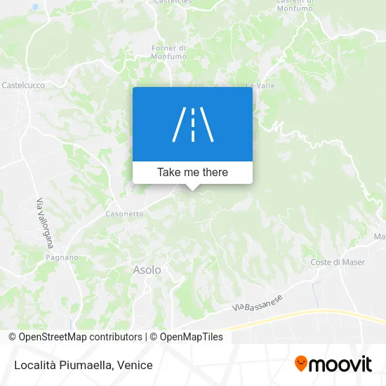 Località Piumaella map