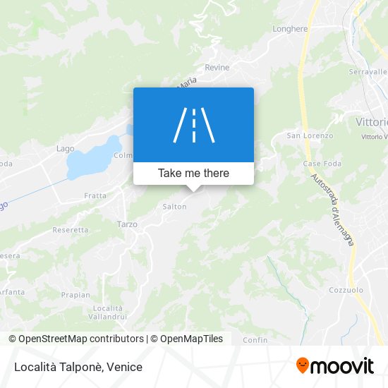 Località Talponè map