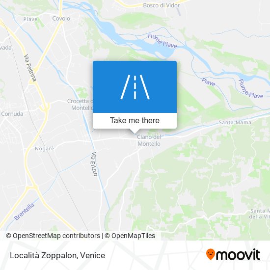 Località Zoppalon map