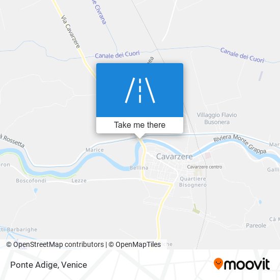 Ponte Adige map