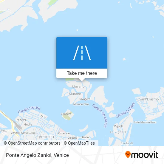 Ponte Angelo Zaniol map
