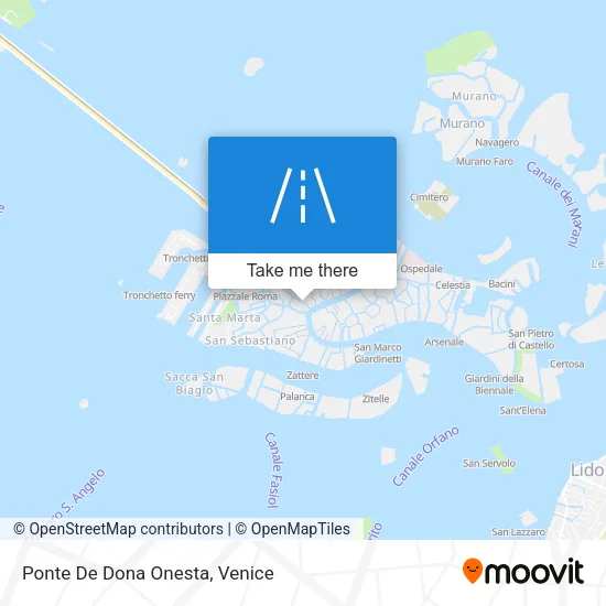 Ponte De Dona Onesta map
