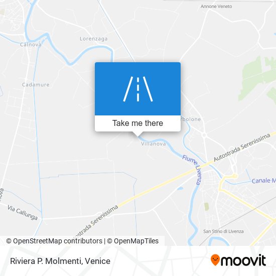 Riviera P. Molmenti map