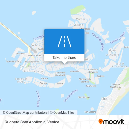 Sant'Apollonia Alley map