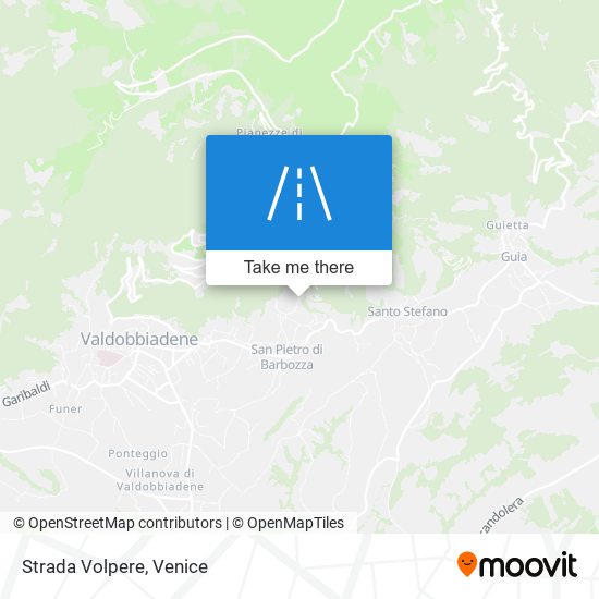 Strada Volpere map