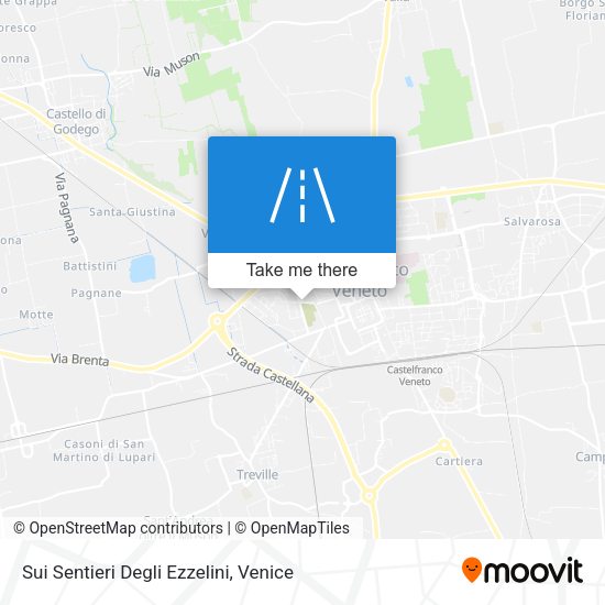 Sui Sentieri Degli Ezzelini map