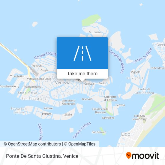 Ponte De Santa Giustina map