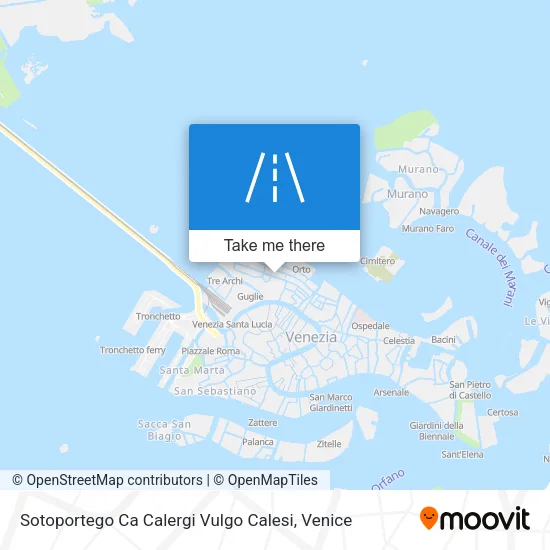 Sotoportego Ca Calergi Vulgo Calesi map