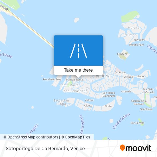 Sotoportego De Cà Bernardo map