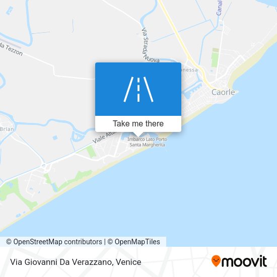 Via Giovanni Da Verazzano map