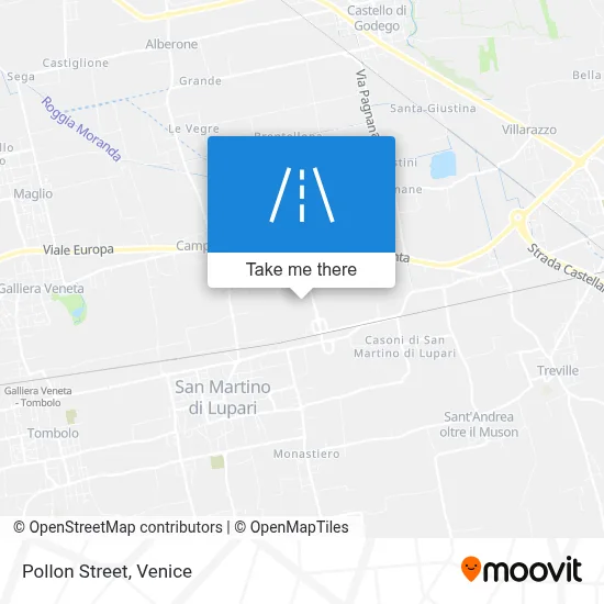 Pollon Street map