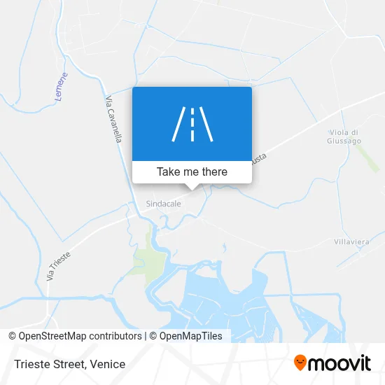 Trieste Street map
