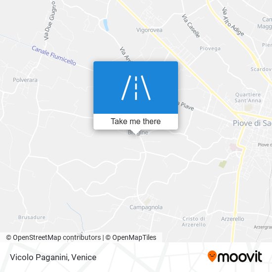 Vicolo Paganini map