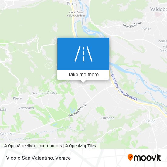 Vicolo San Valentino map