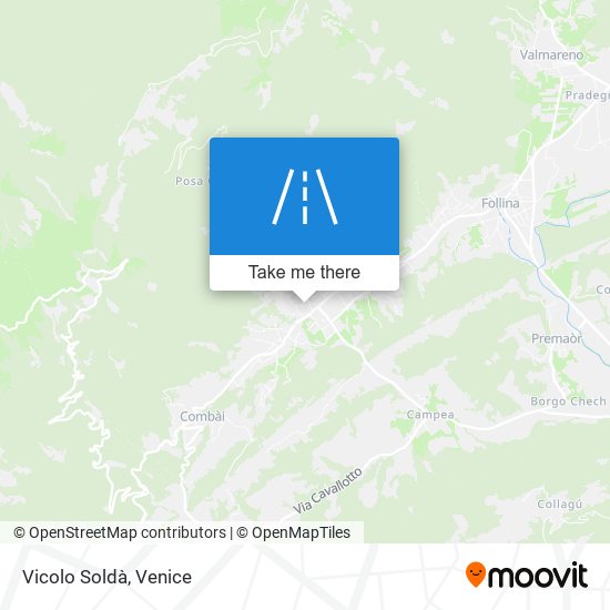 Vicolo Soldà map