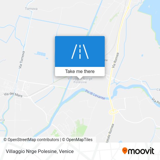 Villaggio Nrge Polesine map