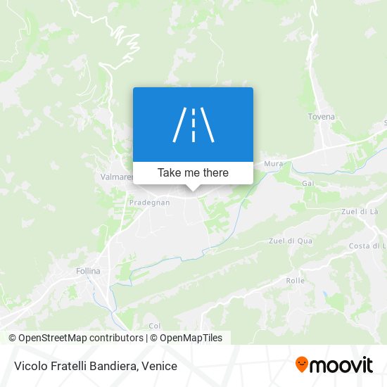 Vicolo Fratelli Bandiera map