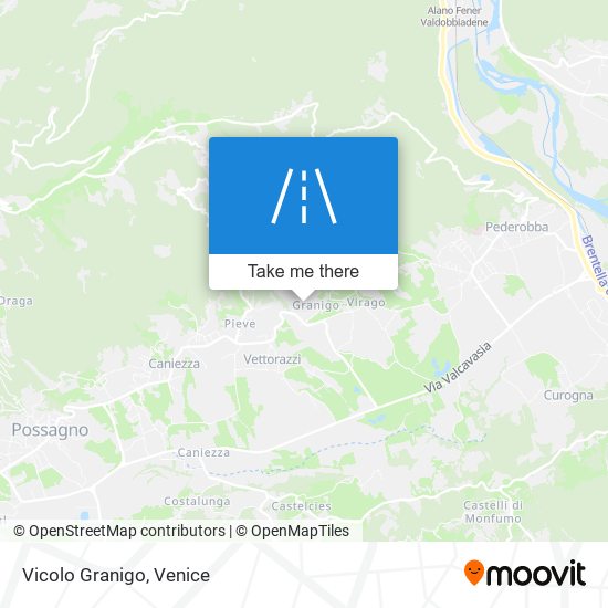 Vicolo Granigo map